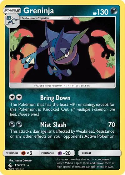 Greninja — Unbroken Bonds 117