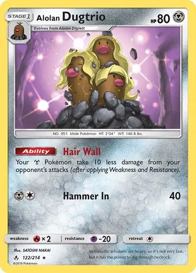 Alolan Dugtrio — Unbroken Bonds 122