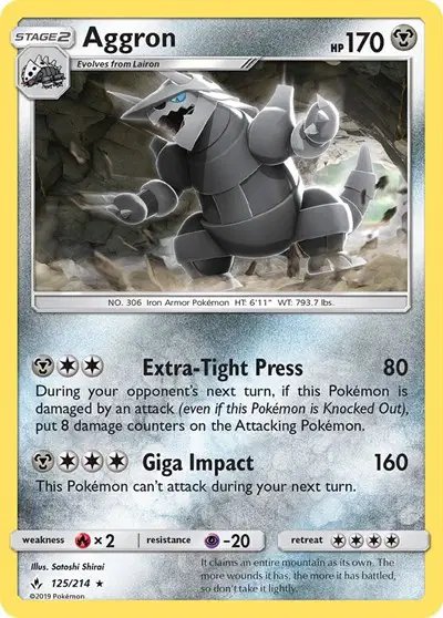 Aggron — Unbroken Bonds 125