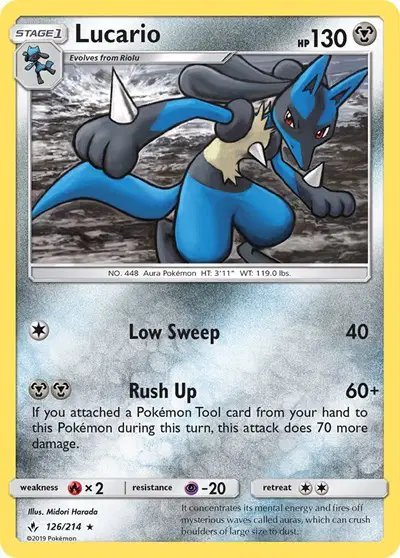 Lucario — Unbroken Bonds 126