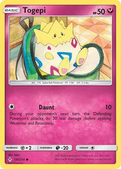 Togepi — Unbroken Bonds 136