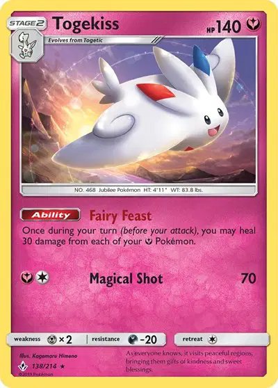 Togekiss — Unbroken Bonds 138