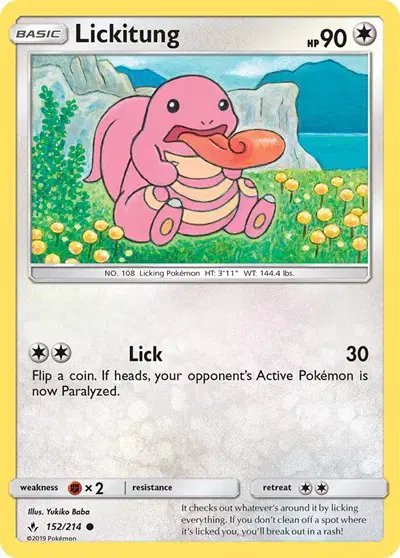 Lickitung — Unbroken Bonds 152