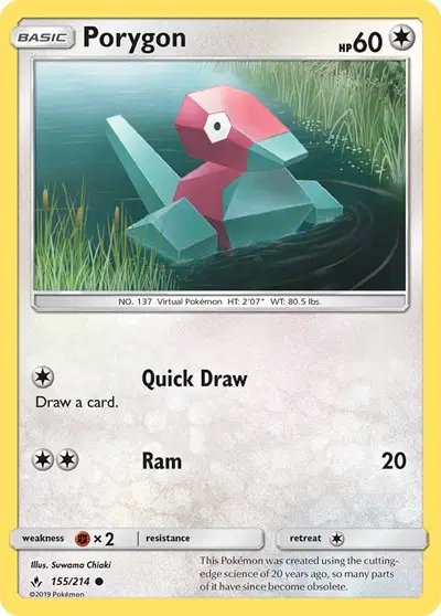 Porygon (155) — Unbroken Bonds 155