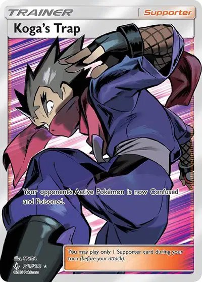 Koga's Trap (Full Art) — Unbroken Bonds 211