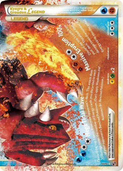 Kyogre & Groudon Legend (Bottom) — Undaunted 88
