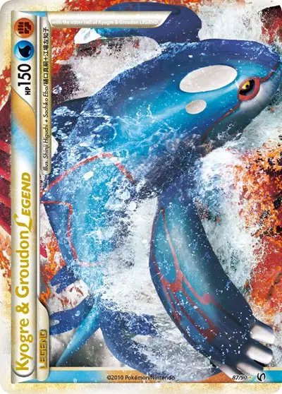 Kyogre & Groudon Legend (Top) — Undaunted 87