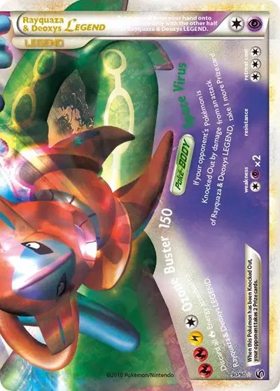 Rayquaza & Deoxys Legend (Bottom) — Undaunted 90
