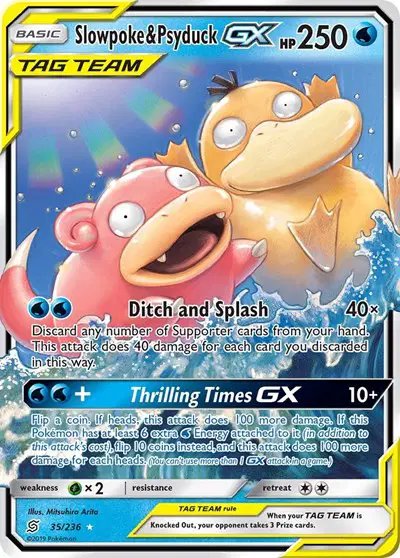 Slowpoke & Psyduck GX — Unified Minds 35/236