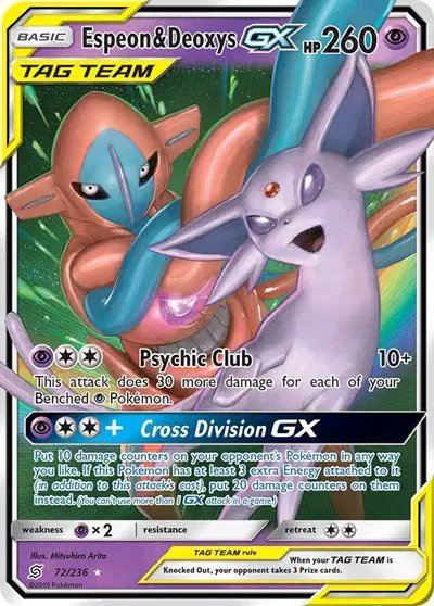 Espeon & Deoxys GX — Unified Minds 72/236