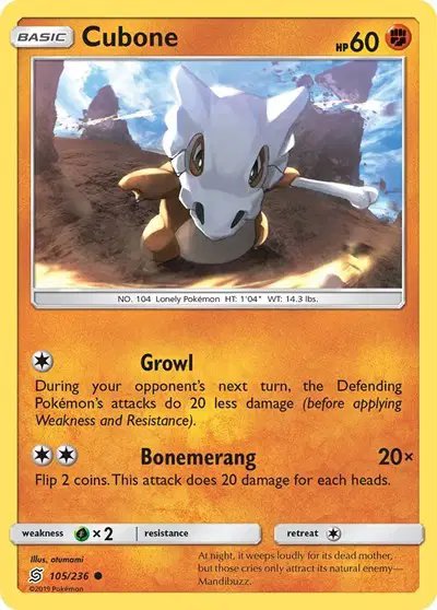 Cubone — Unified Minds 105/236