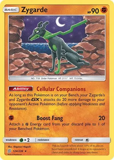 Zygarde — Unified Minds 124/236