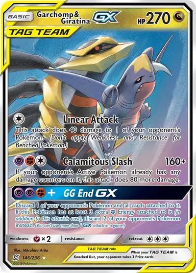 Garchomp & Giratina GX — Unified Minds 146/236