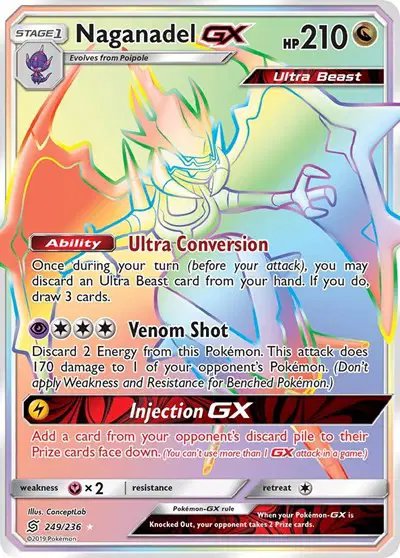 Naganadel GX (Secret) — Unified Minds 249/236