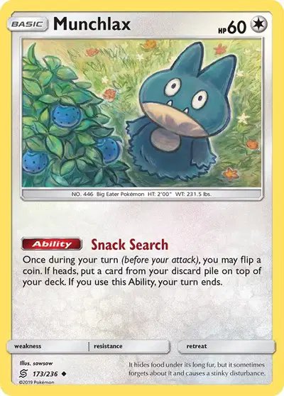 Munchlax — Unified Minds 173/236