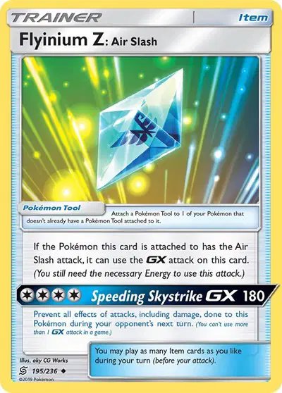 Flyinium Z: Air Slash — Unified Minds 195/236