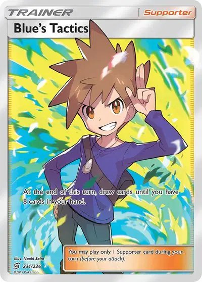 Blue's Tactics (Full Art) — Unified Minds 231/236