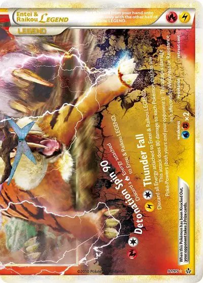 Entei & Raikou Legend (bottom) — Unleashed 91