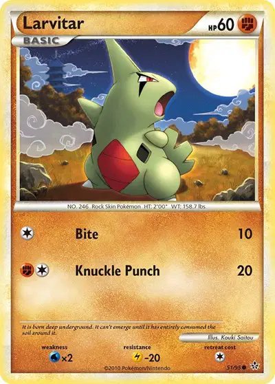 Larvitar (51) — Unleashed 51
