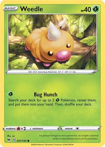 Weedle — Vivid Voltage 001/185