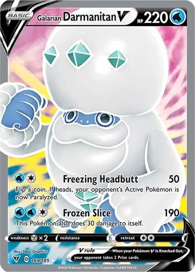 Galarian Darmanitan V (Full Art) — Vivid Voltage 169/185