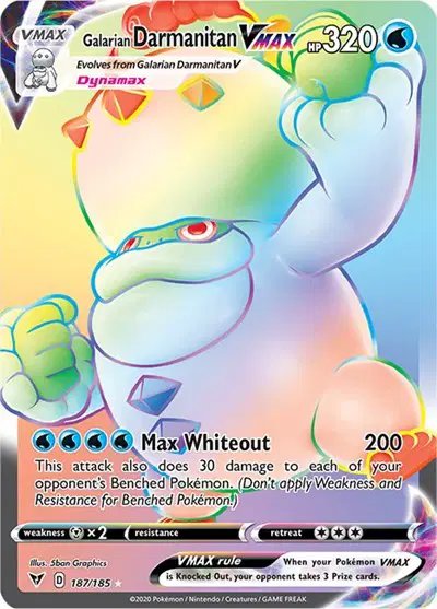 Galarian Darmanitan VMAX (Secret) — Vivid Voltage 187/185