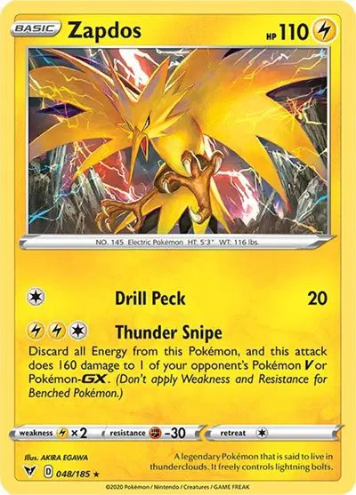 Zapdos — Vivid Voltage 048/185