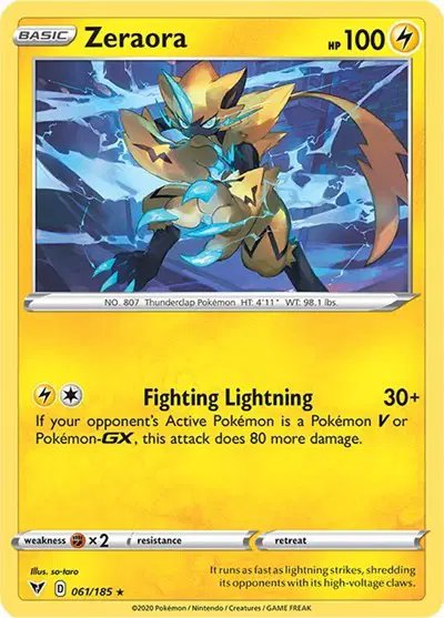 Zeraora — Vivid Voltage 061/185