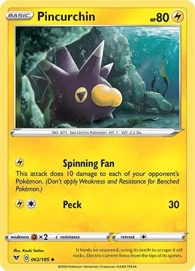Pincurchin — Vivid Voltage 062/185