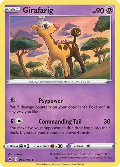 Girafarig — Vivid Voltage 065/185