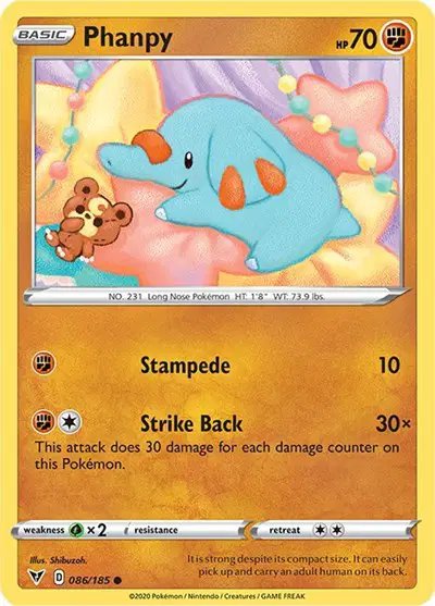 Phanpy — Vivid Voltage 086/185