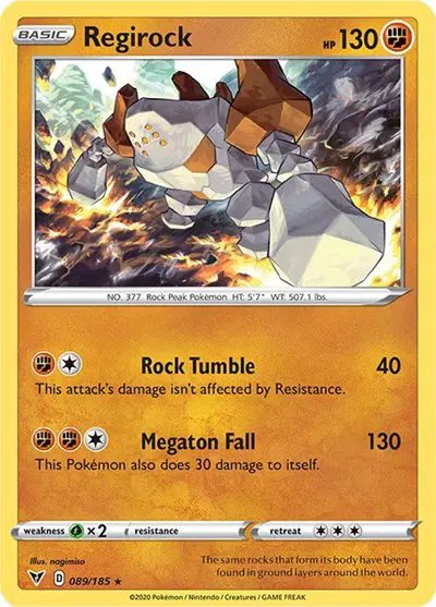 Regirock — Vivid Voltage 089/185