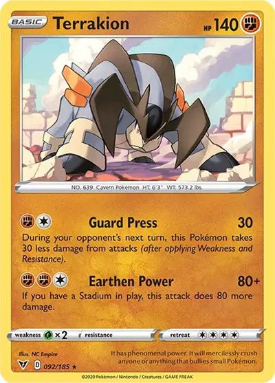 Terrakion — Vivid Voltage 092/185