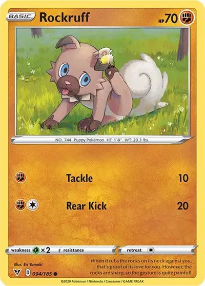 Rockruff — Vivid Voltage 094/185