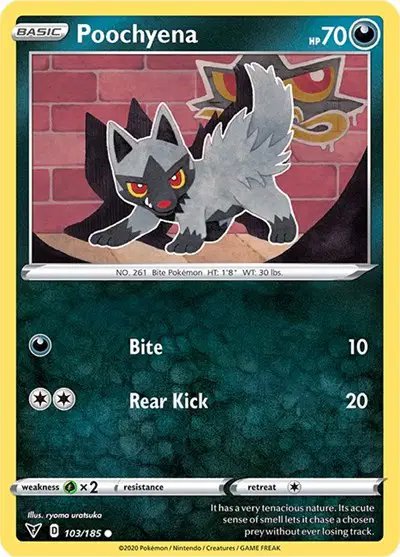 Poochyena — Vivid Voltage 103/185
