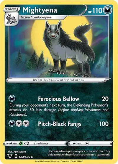 Mightyena — Vivid Voltage 104/185