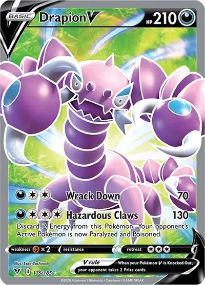 Drapion V (Full Art) — Vivid Voltage 175/185