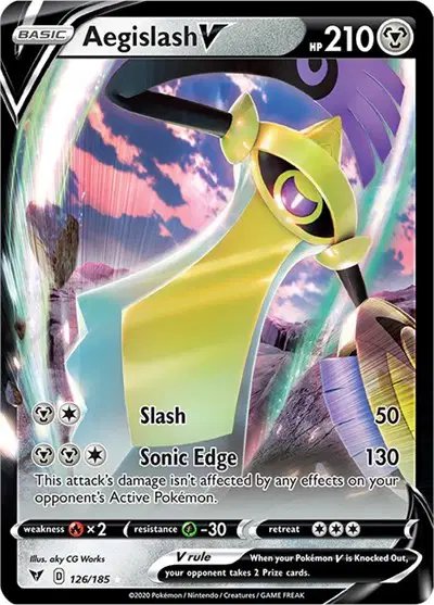 Aegislash V — Vivid Voltage 126/185