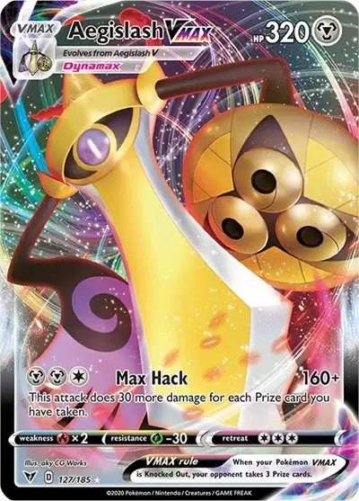Aegislash VMAX — Vivid Voltage 127/185