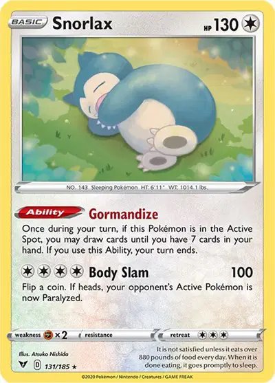 Snorlax — Vivid Voltage 131/185