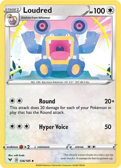 Loudred — Vivid Voltage 136/185