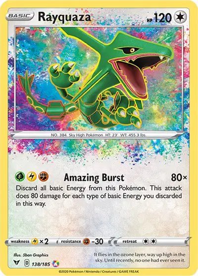 Rayquaza — Vivid Voltage 138/185