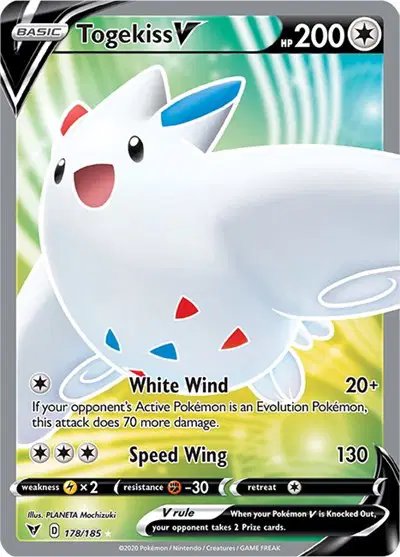 Togekiss V (Full Art) — Vivid Voltage 178/185
