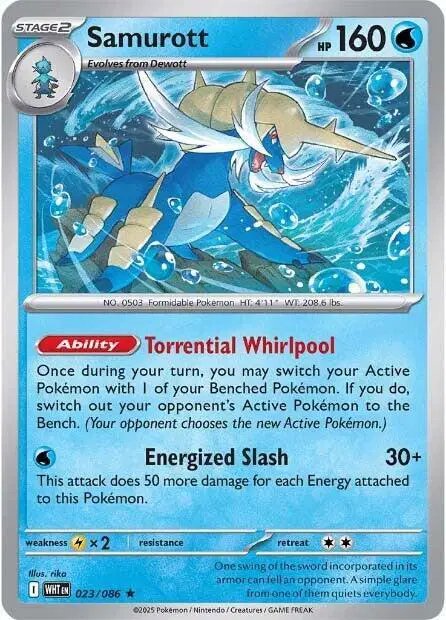 Samurott — White Flare 023/086