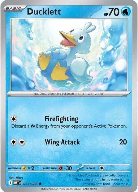 Ducklett — White Flare 025/086