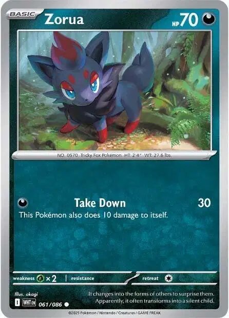 Zorua — White Flare 061/086