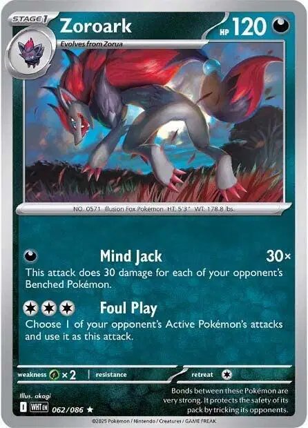 Zoroark — White Flare 062/086