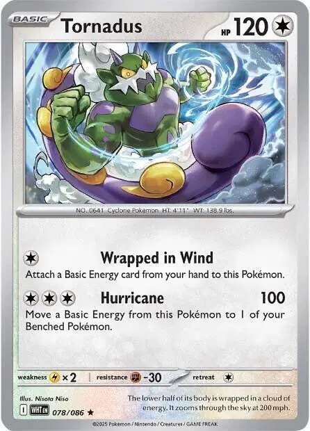 Tornadus — White Flare 078/086