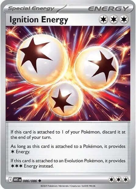 Ignition Energy — White Flare 086/086
