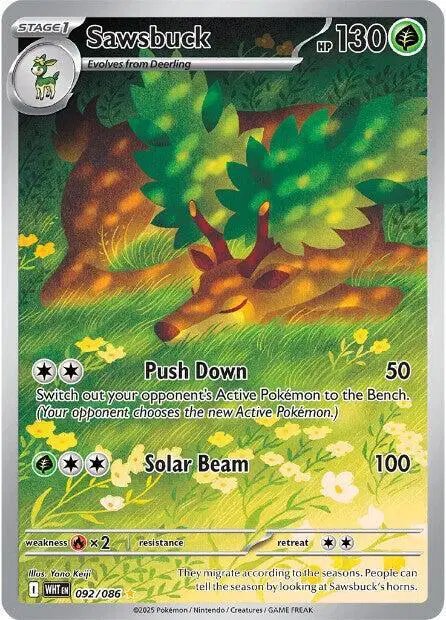 Sawsbuck — White Flare 092/086